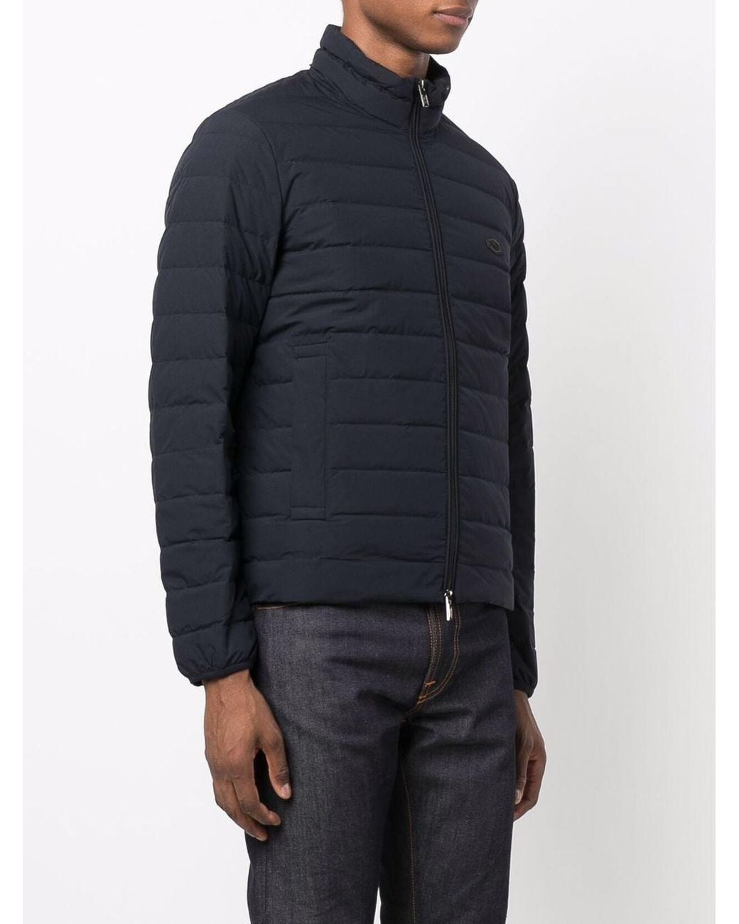 Emporio Armani Blue Down Jacket for men