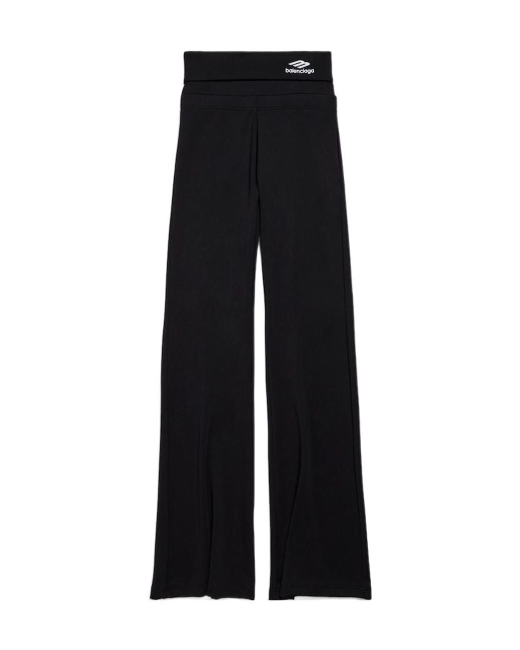 Balenciaga Black 3B Sports Icon Foldover Leggings