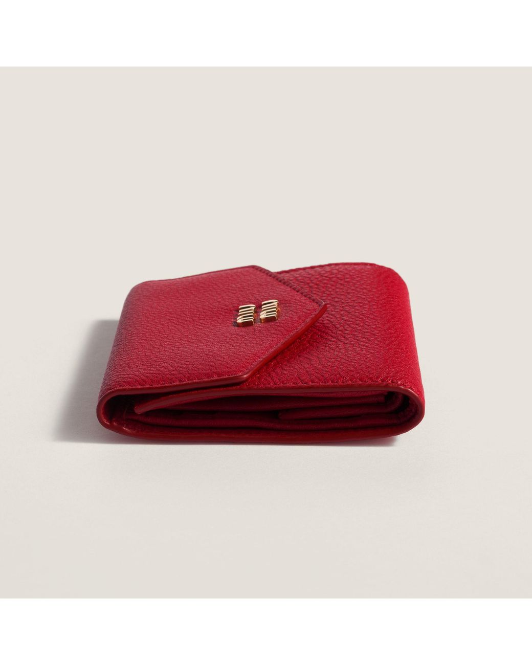 Miu Miu Red Small Leather Wallet