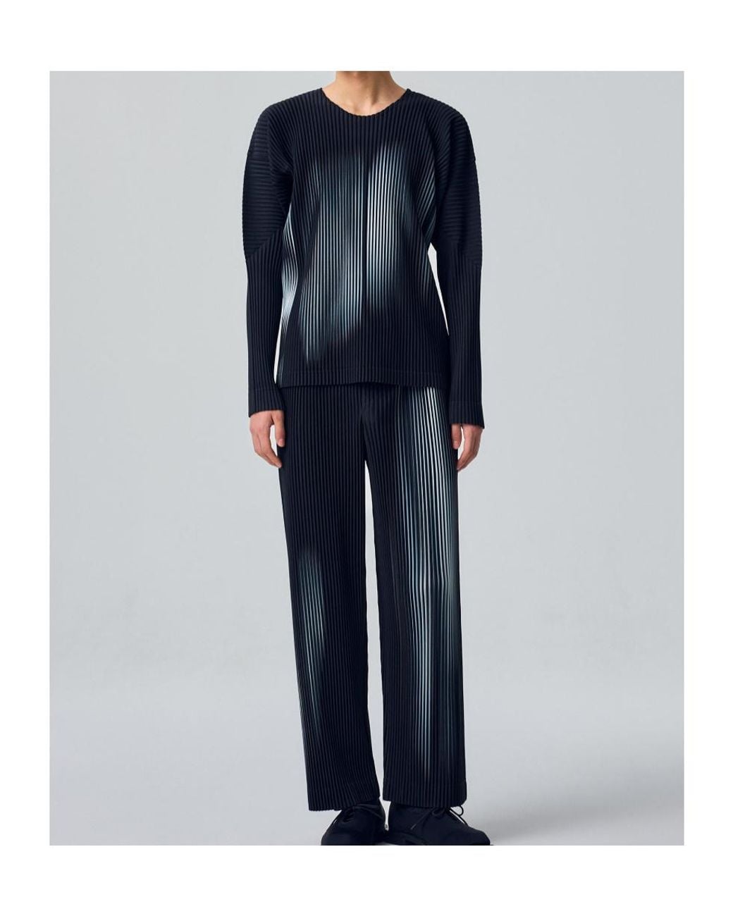 Homme Plissé Issey Miyake Black In The Shadow Trousers for men