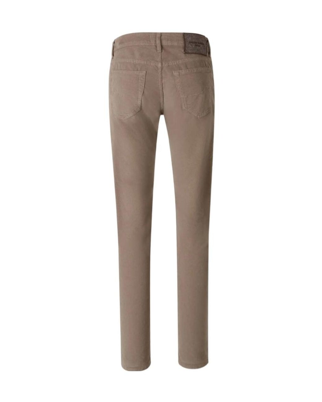 Jacob Cohen Gray Logo Patch Straight-Leg Pants for men