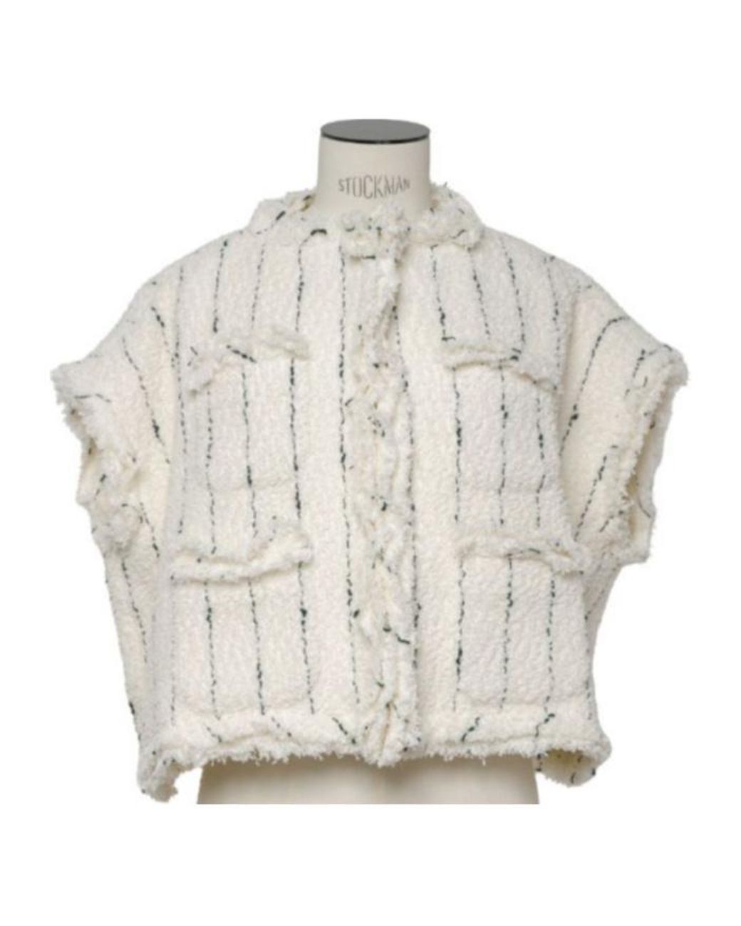 Sacai Gray Tweed Jacket
