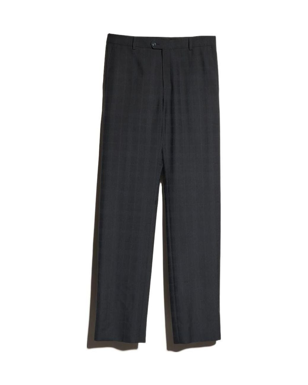Gucci Black Checked Fil Coupé Pants for men