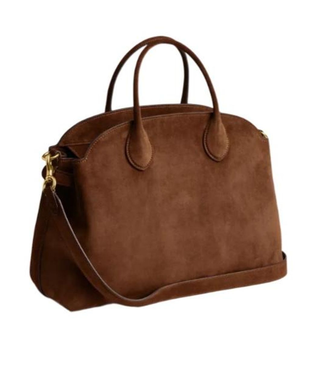 COACH Brown Empire Carryall 40 Soft Clutch Bag