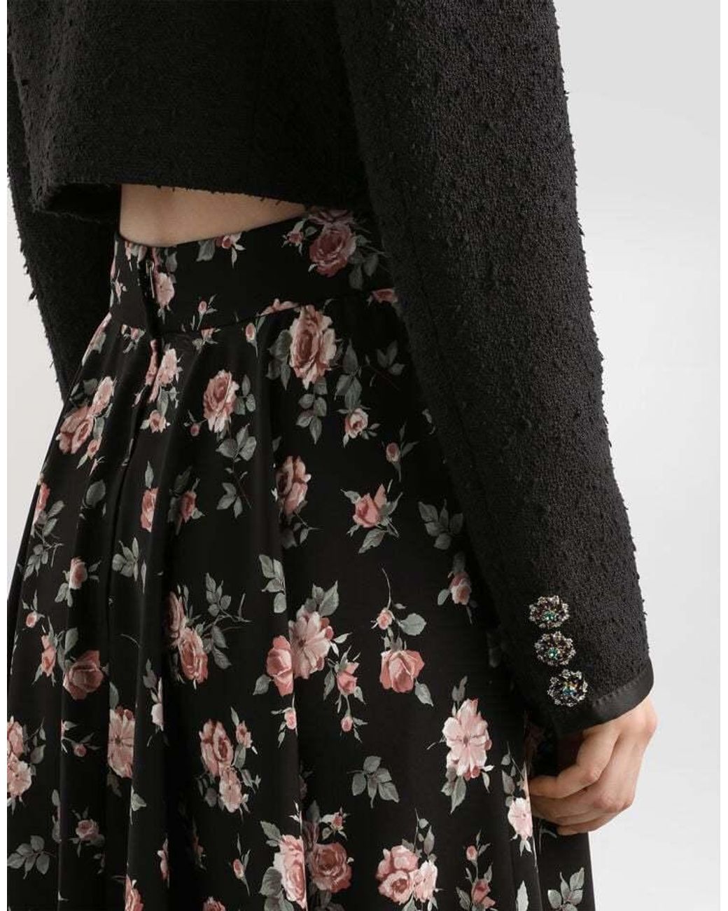 Dolce & Gabbana Black Rachel Tweed Jacket