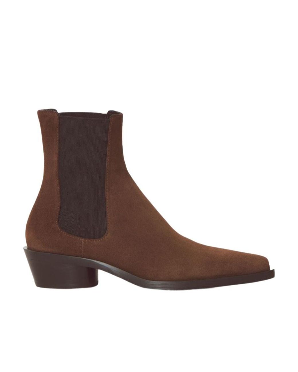 Proenza Schouler Brown Pointed Toe Chelsea Boots
