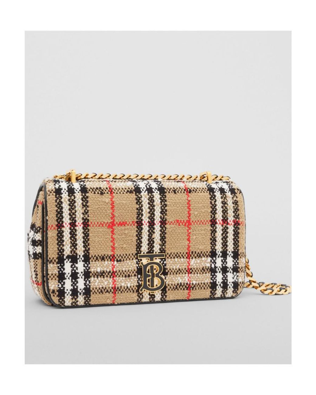 Burberry Brown Vintage Checked Small Lola Shoulder Bag