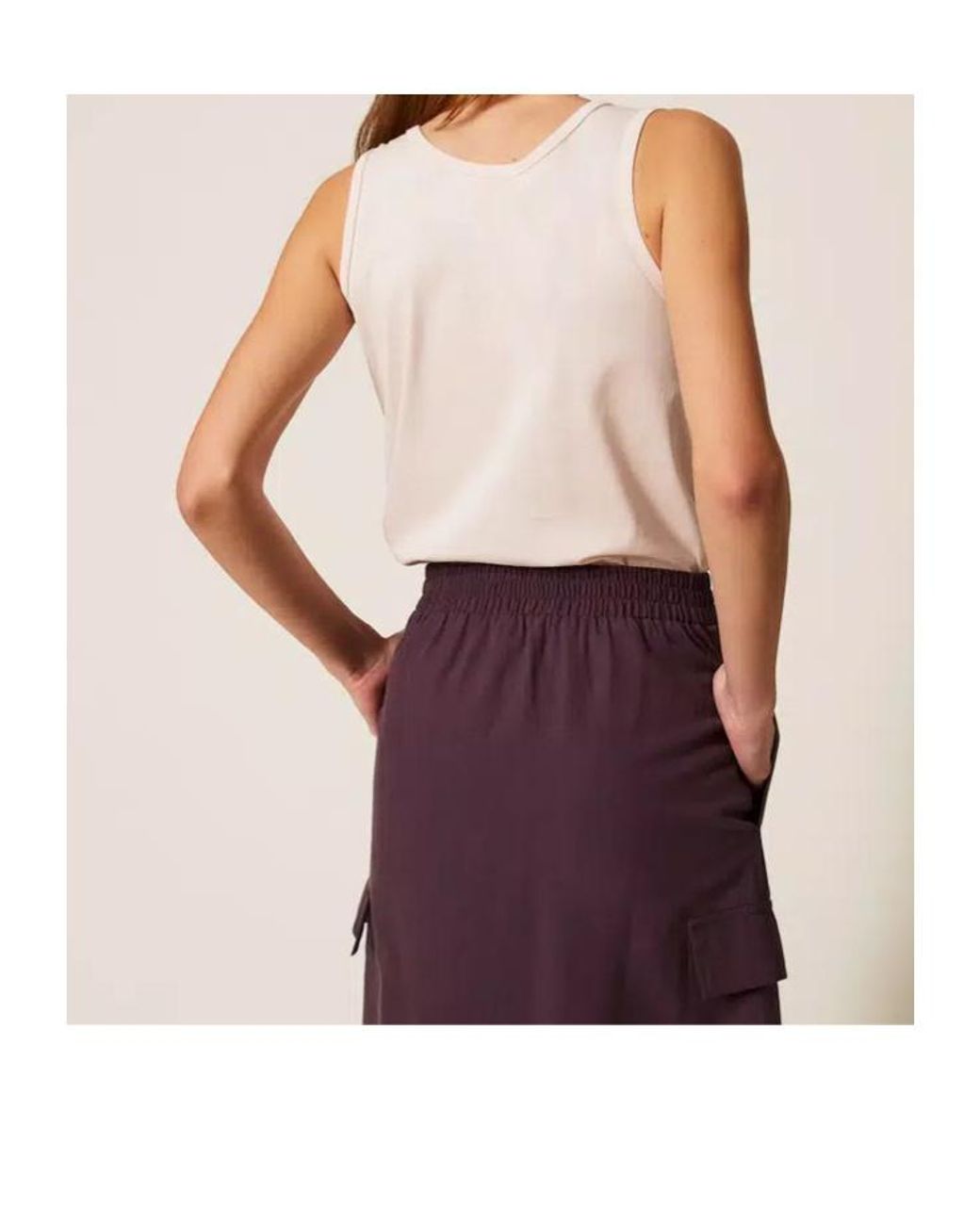 Twinset Pink Sleeveless Tank Top