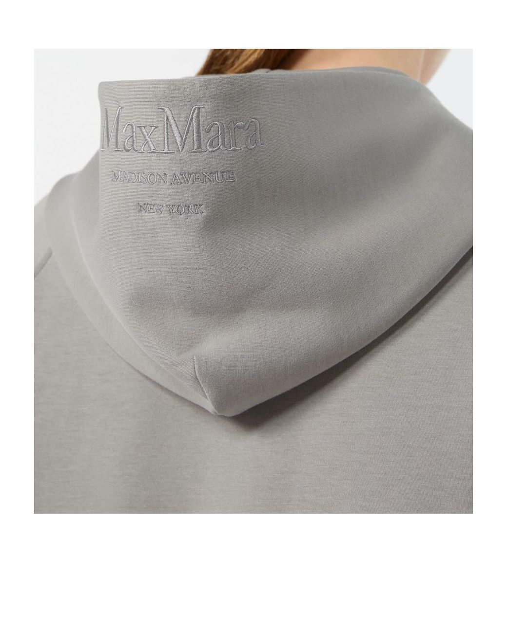 Max Mara Gray 'S Marea Zip-Up Hoodie
