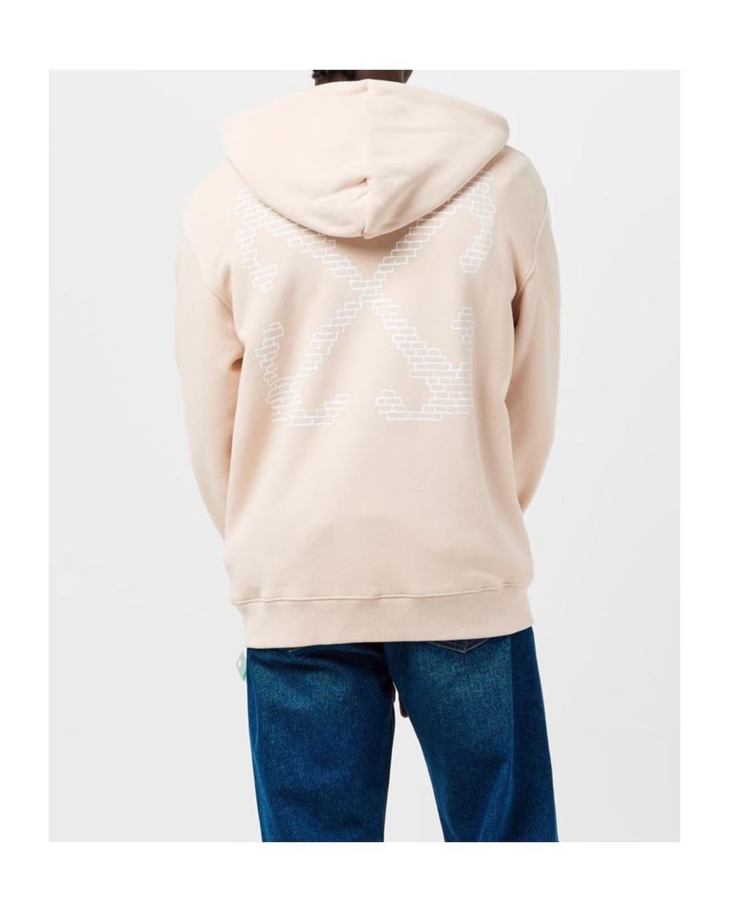 Off-White c/o Virgil Abloh Pink Logo Hoodie for men