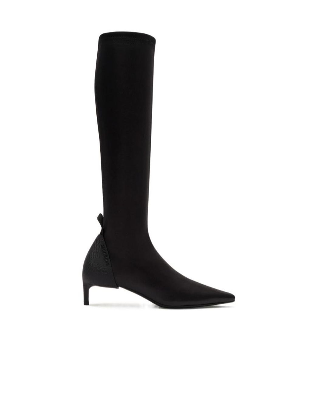 Courreges Black Scuba Stretch 60Mm Leather Boots