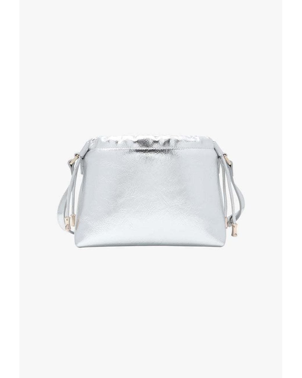 A.P.C. Gray Ninon Mini Shoulder Bag