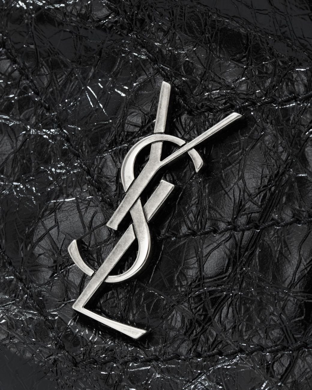 Saint Laurent Black Niki Small Shopping