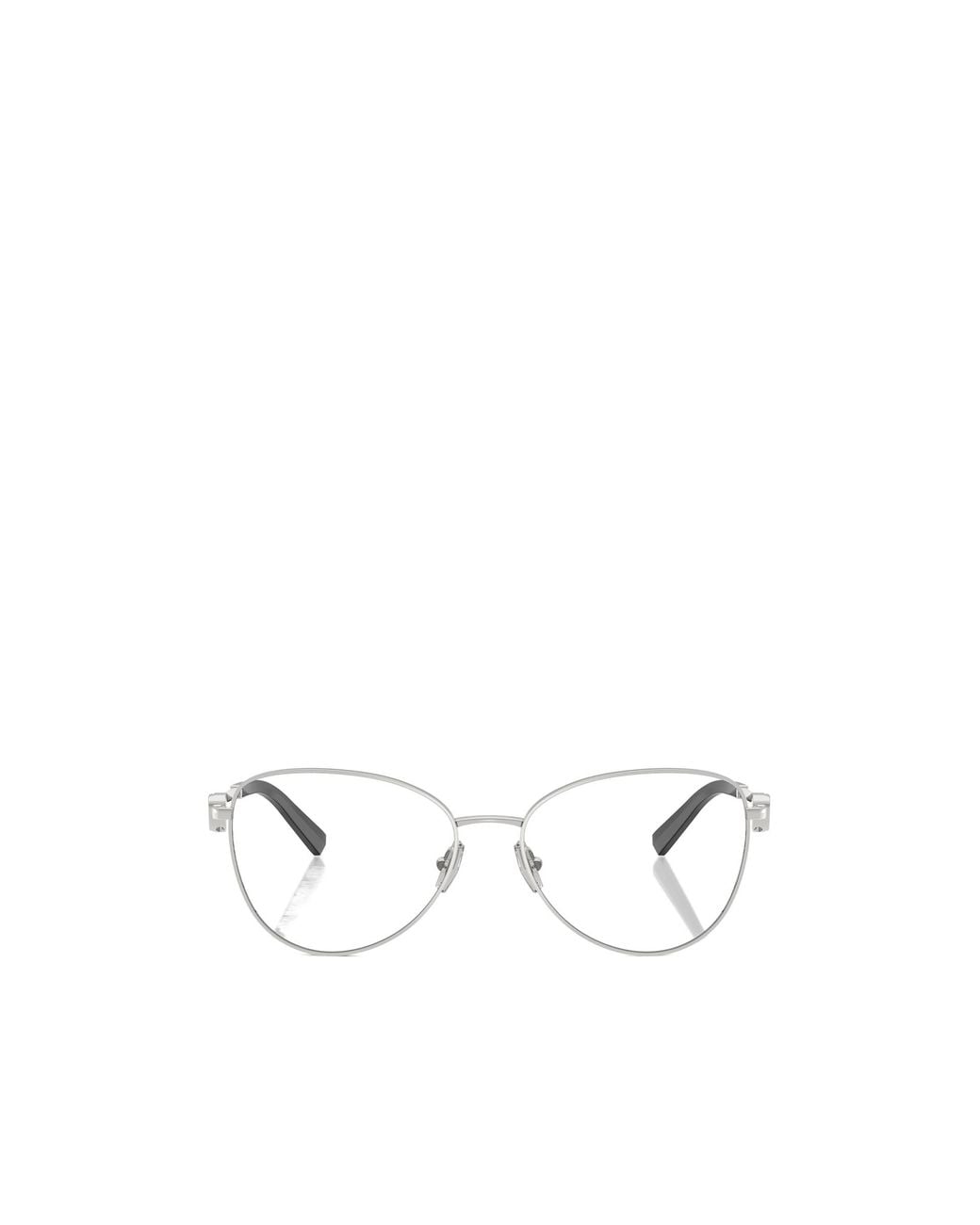 Tiffany & Co White Cat-Eye Frame Glasses