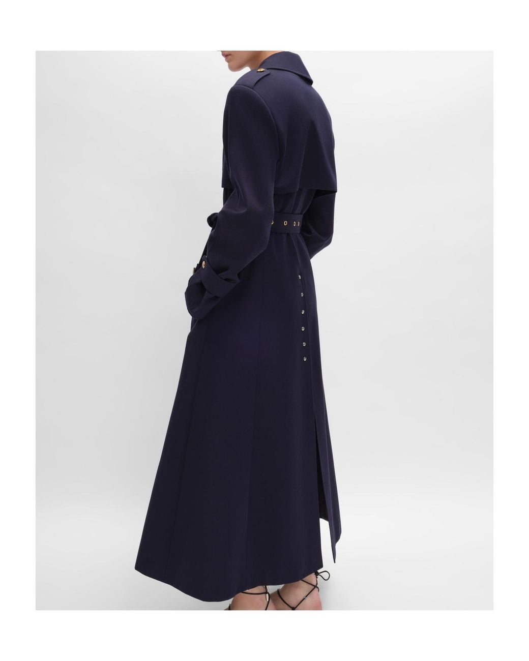 Céline Blue Tux Trench Coat