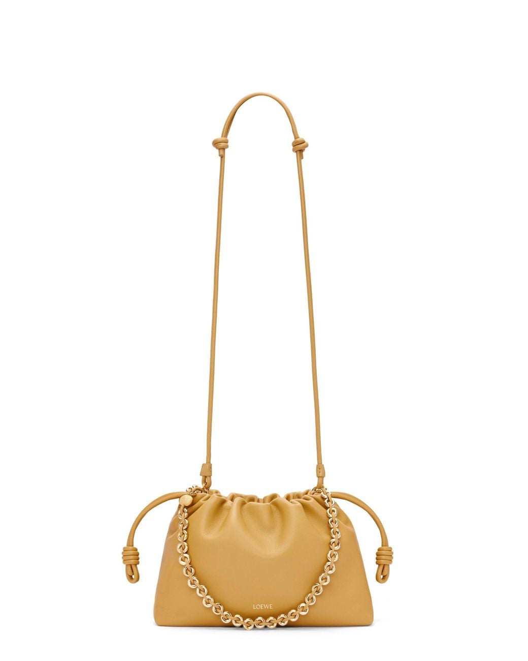 Loewe Natural Flamenco Medium Drawstring Shoulder Bag