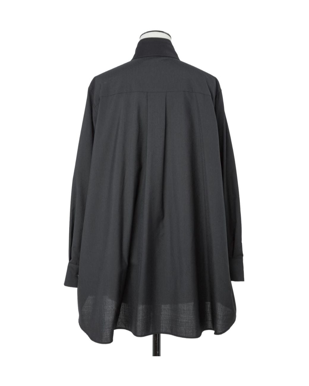 Sacai Black Suiting Satin Shirt
