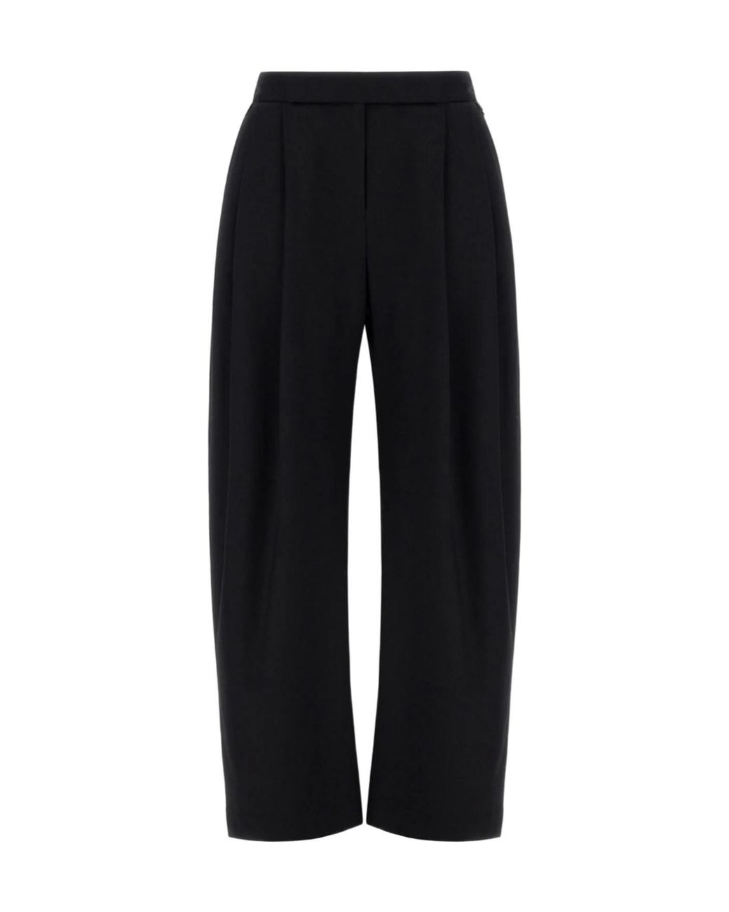 Herno Black Palazzo Trousers