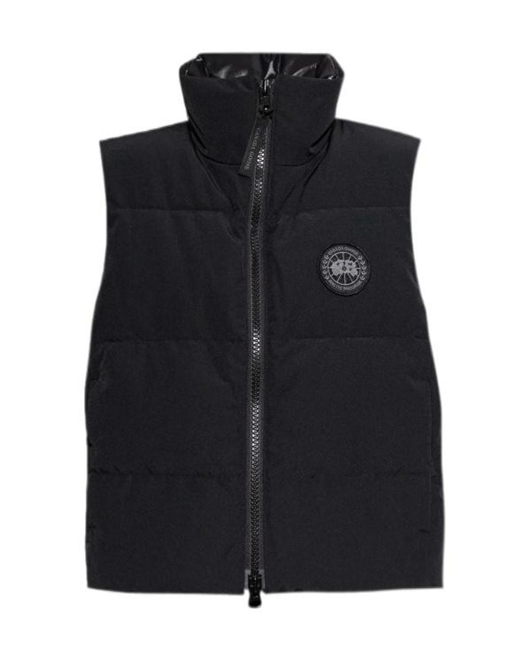 Canada Goose Black Grandview Cropped Gilet