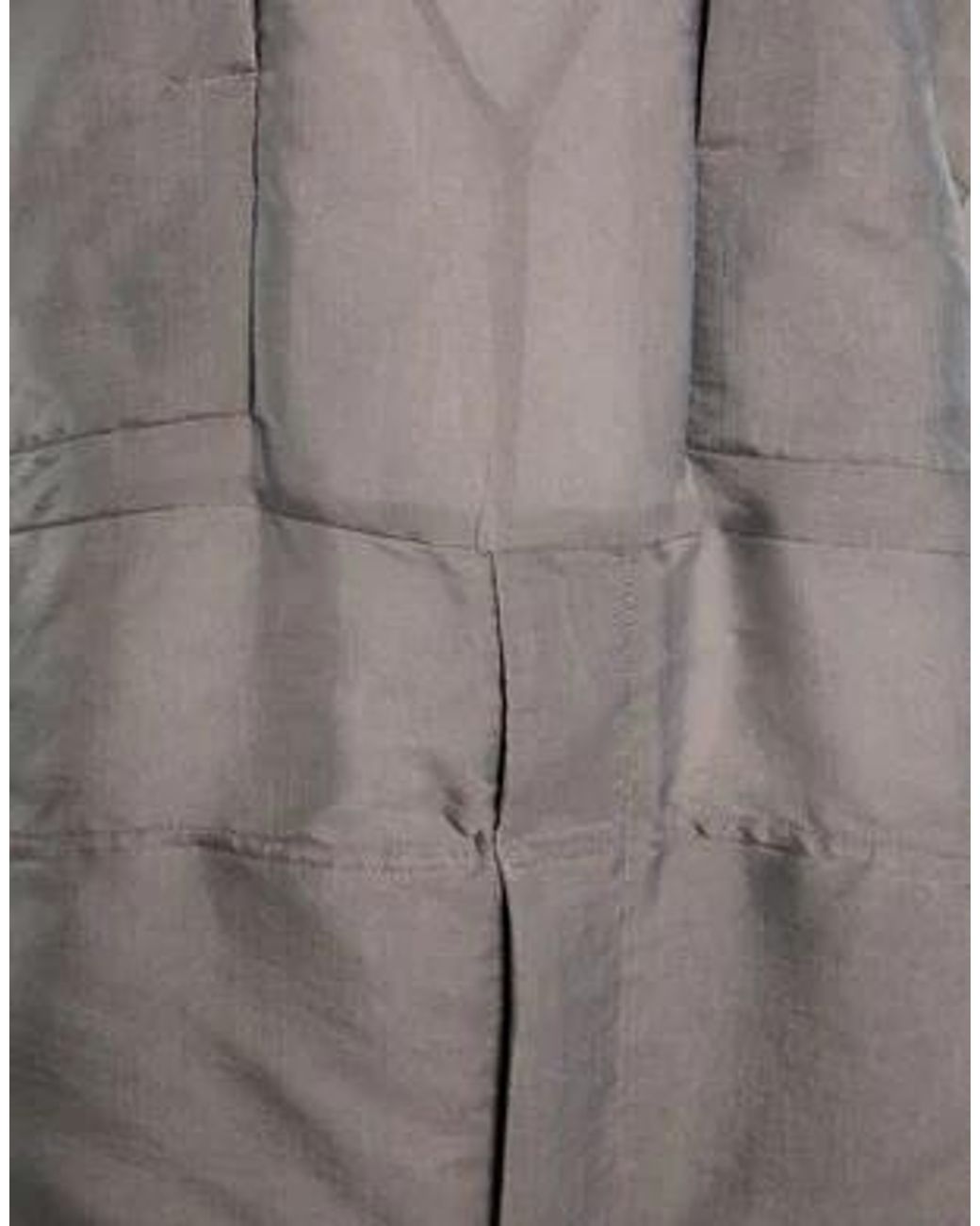 Rick Owens Gray Organza High-Neck Top
