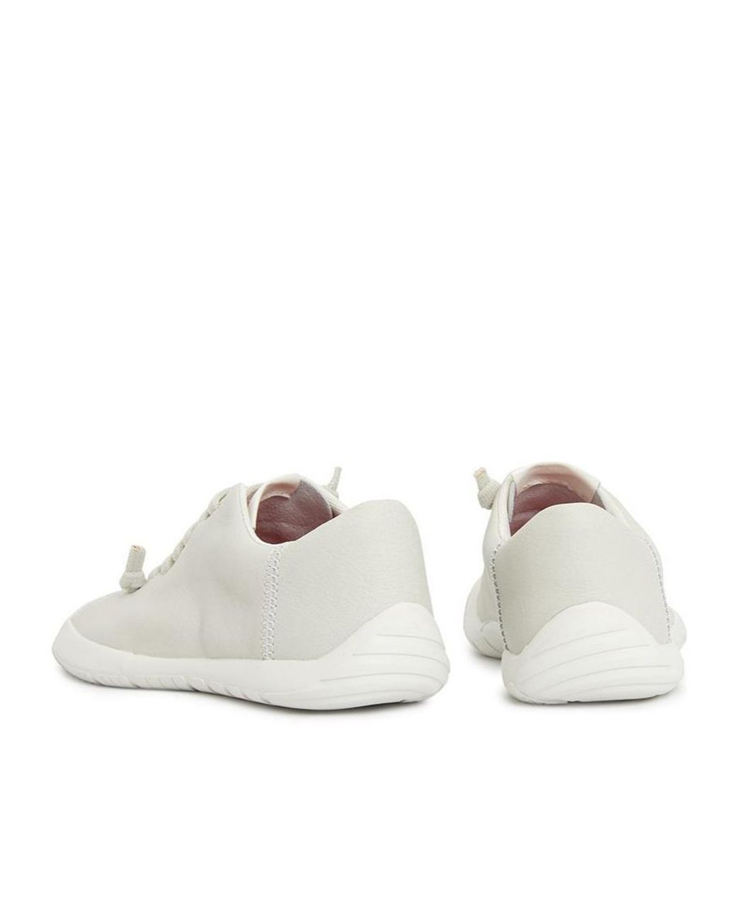 Camper White Leather Sneakers For