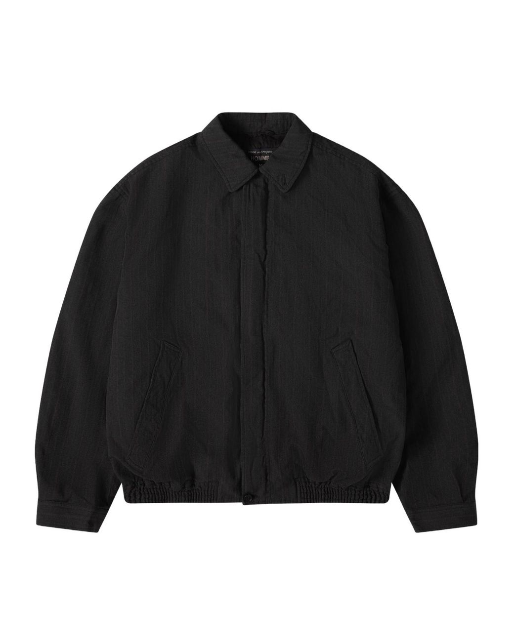 Comme des Garçons Black Comme Des Garçons Homme Pinstripe Bomber Jacket for men