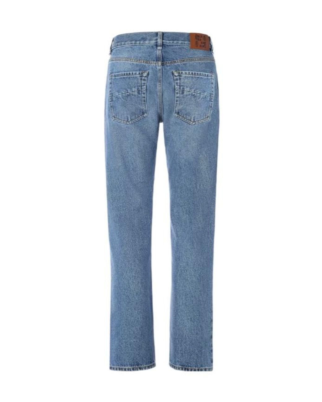 Fendi Blue Pantaloni Jeans Blu Chiaro for men