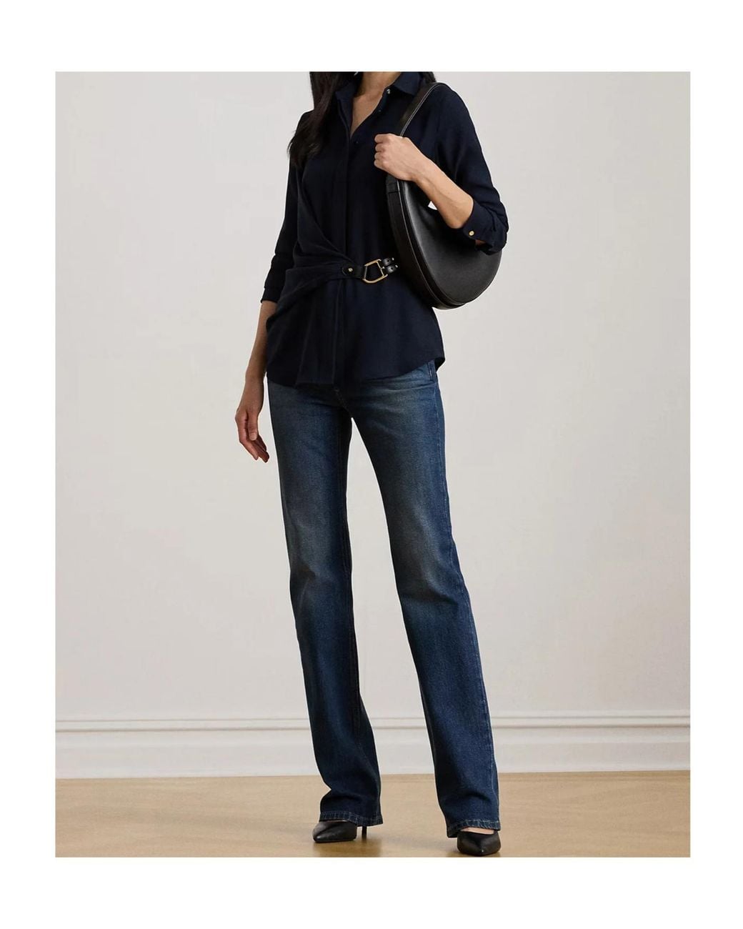 Ralph Lauren Blue Tie Shirt
