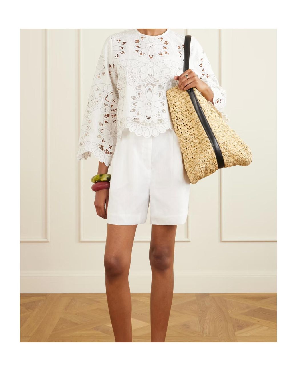 Farm Rio White Embroidered Shirt