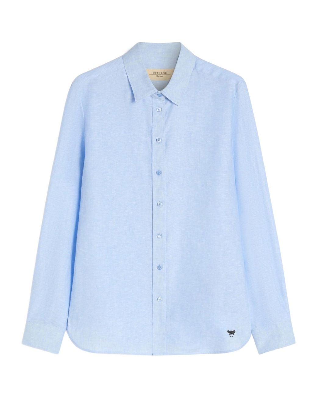 Weekend by Maxmara Blue Classic Straight Fit Shirt