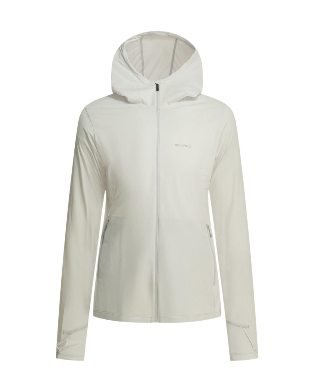 Montbell White Zip-Up Hoodie