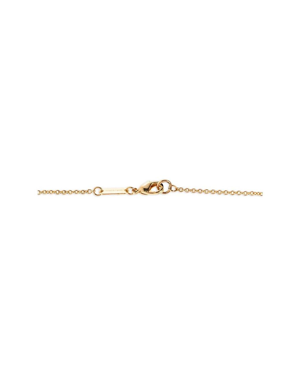 Dolce & Gabbana White Logo Pendant Necklace