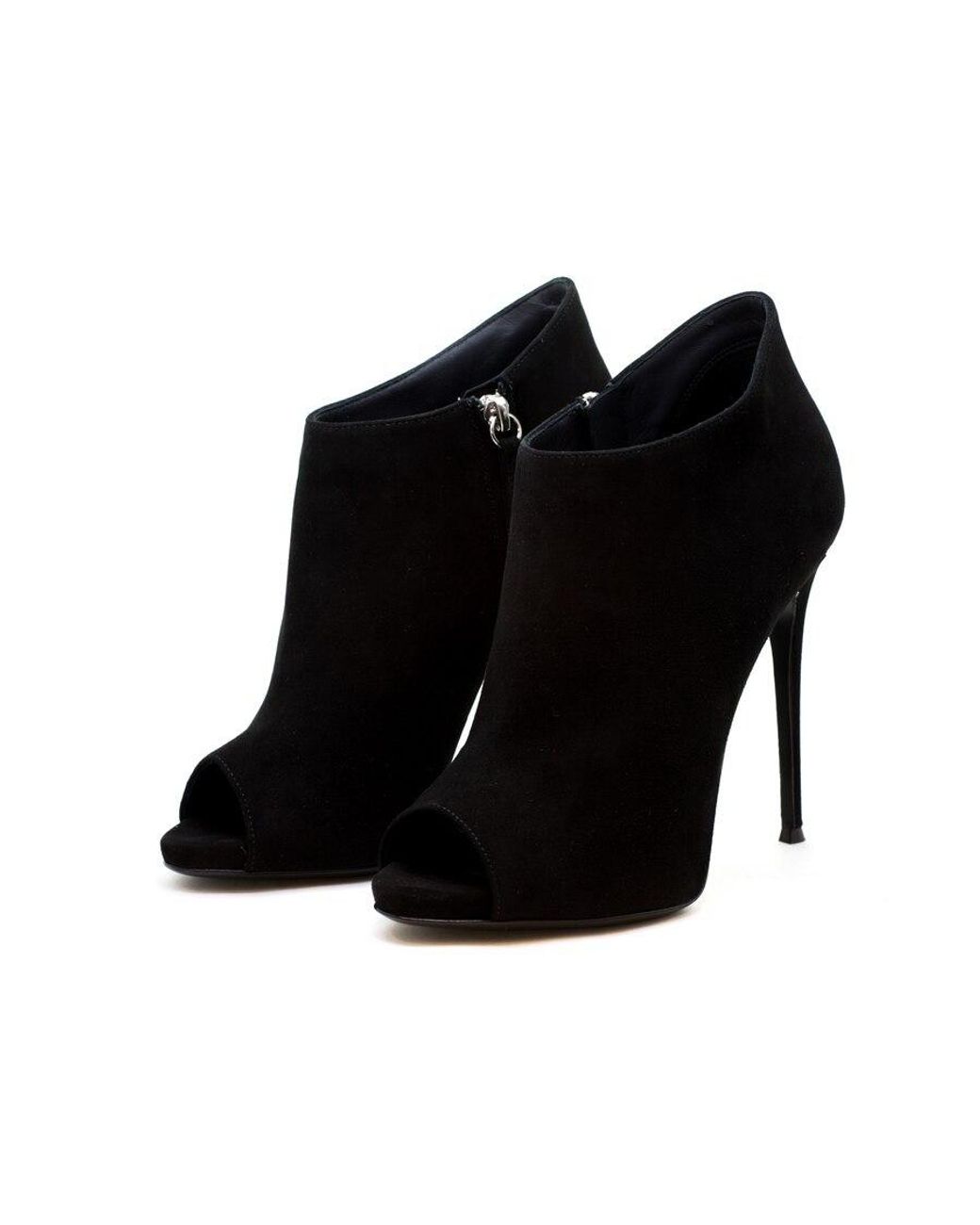 Giuseppe Zanotti Black Side Zipper Boots