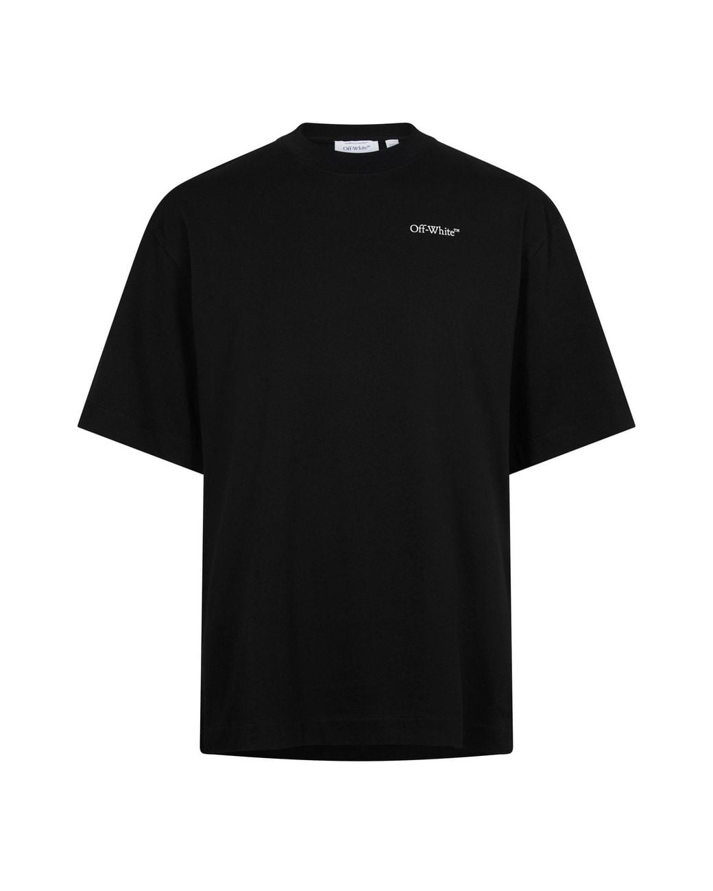 Off-White c/o Virgil Abloh Black Off Half Arrow Oversized T-Shirt for men