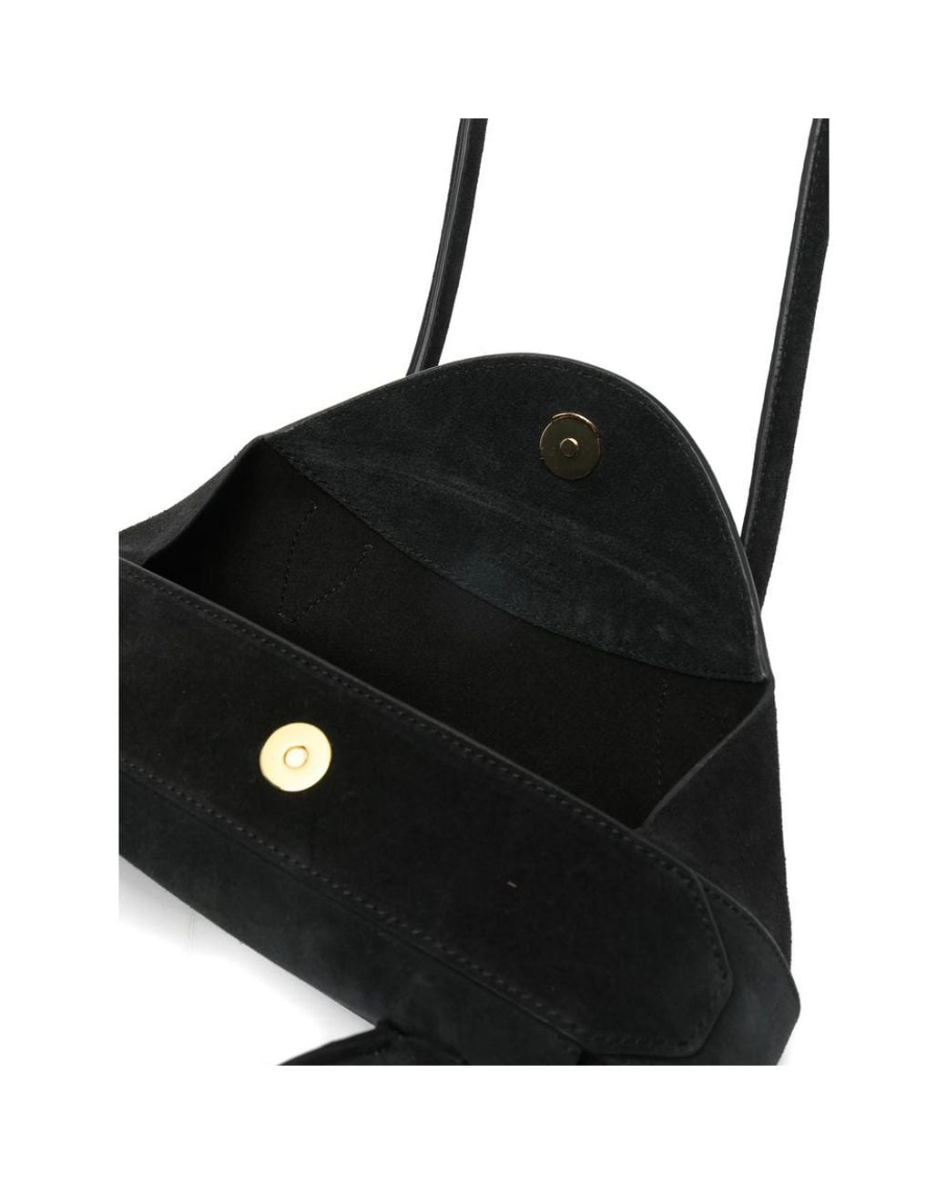 Yuzefi Black Snap-Button Backpack