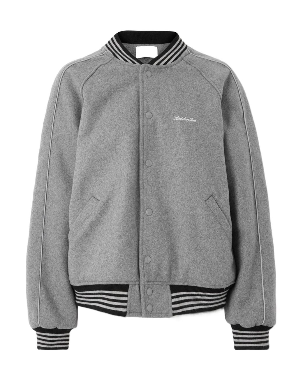 Aimé Leon Dore Gray Long-Sleeved Casual Jacket