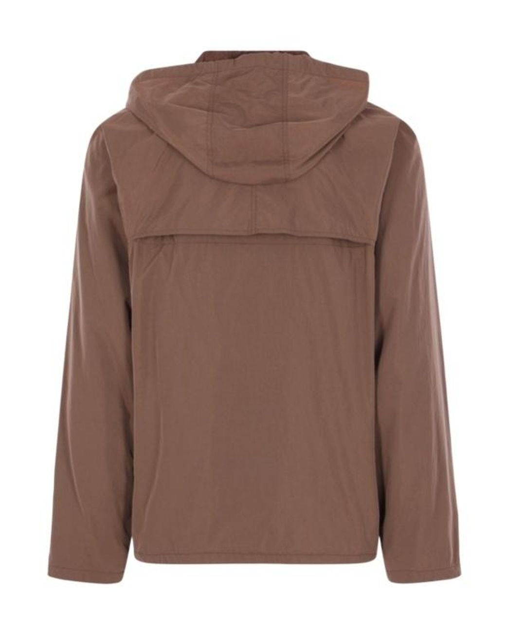 The Row Brown Zipped Hooded Jacket for men