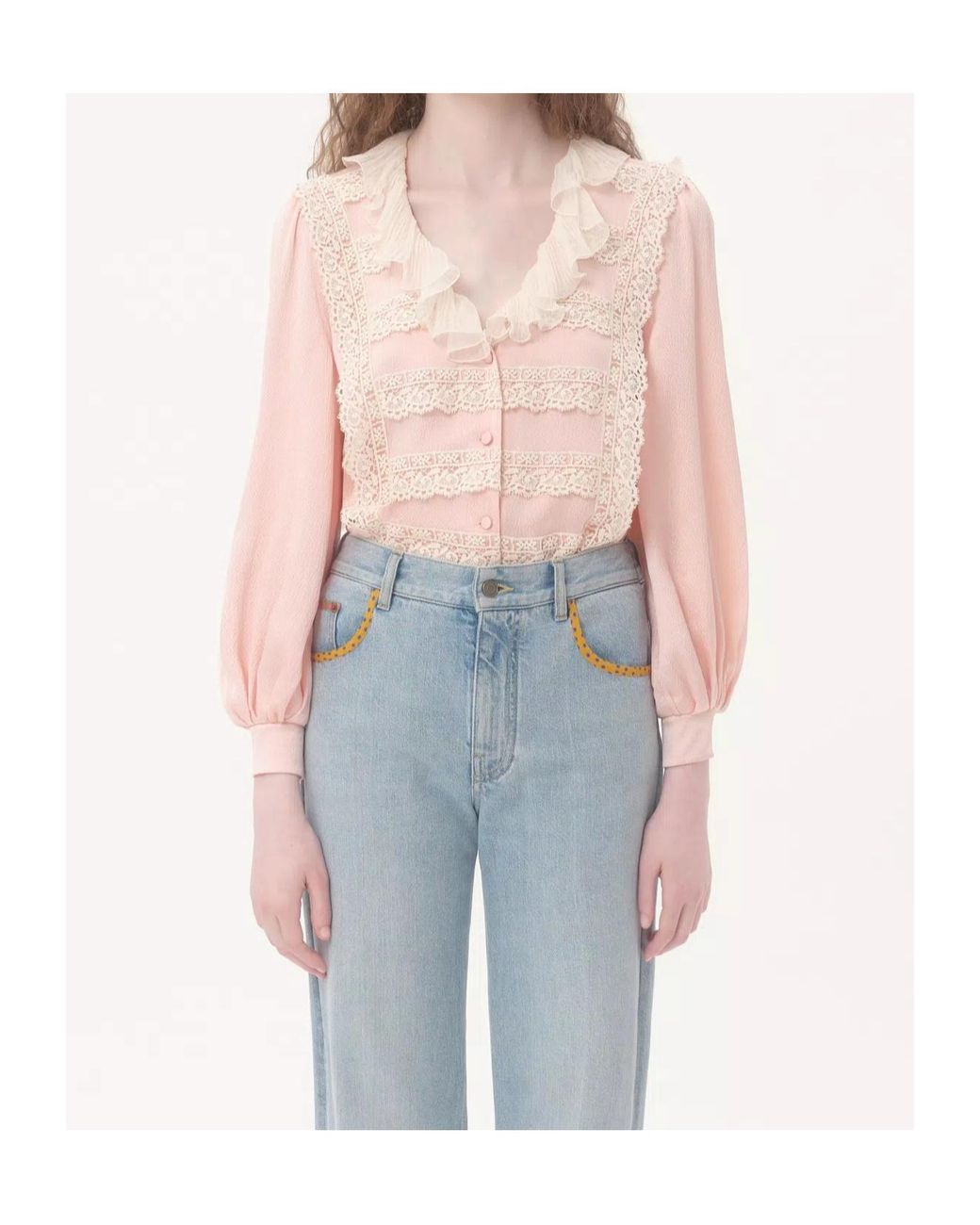 Valentino Pink Hammered Satin Shirt