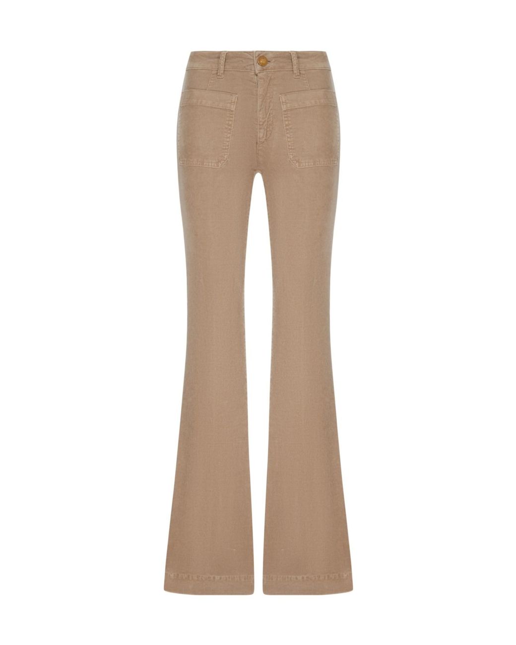 Seafarer Natural Corduroy Flared Jeans