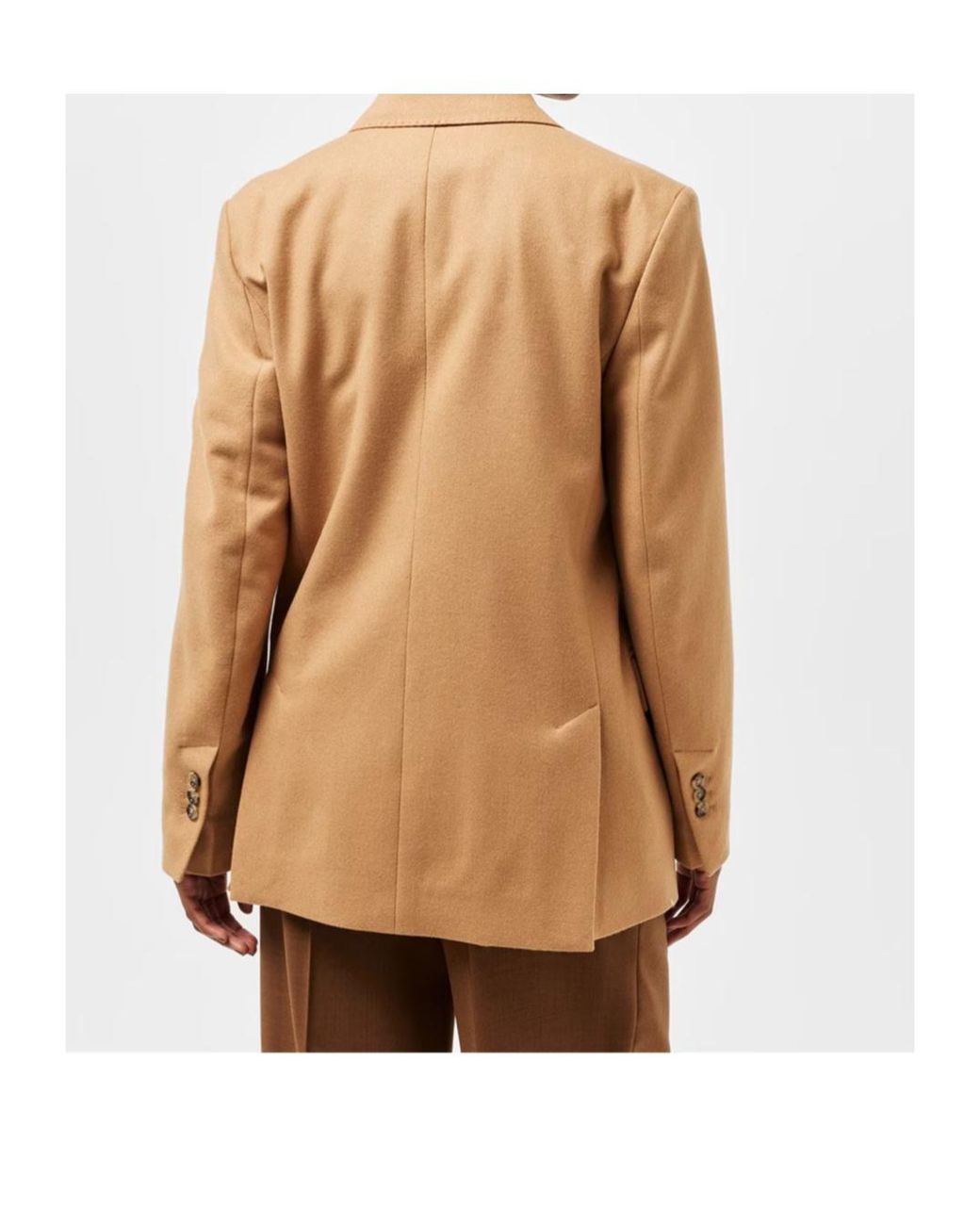 AMI Natural Tailored Fit Textured Blazer