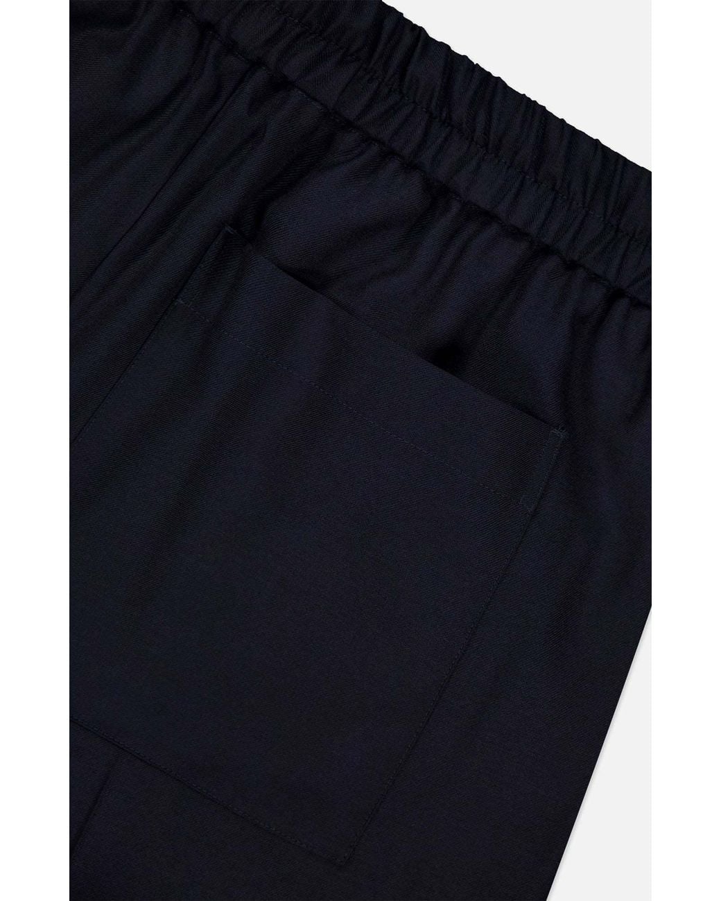 Officine Generale Blue Drawstring Casual Pants for men