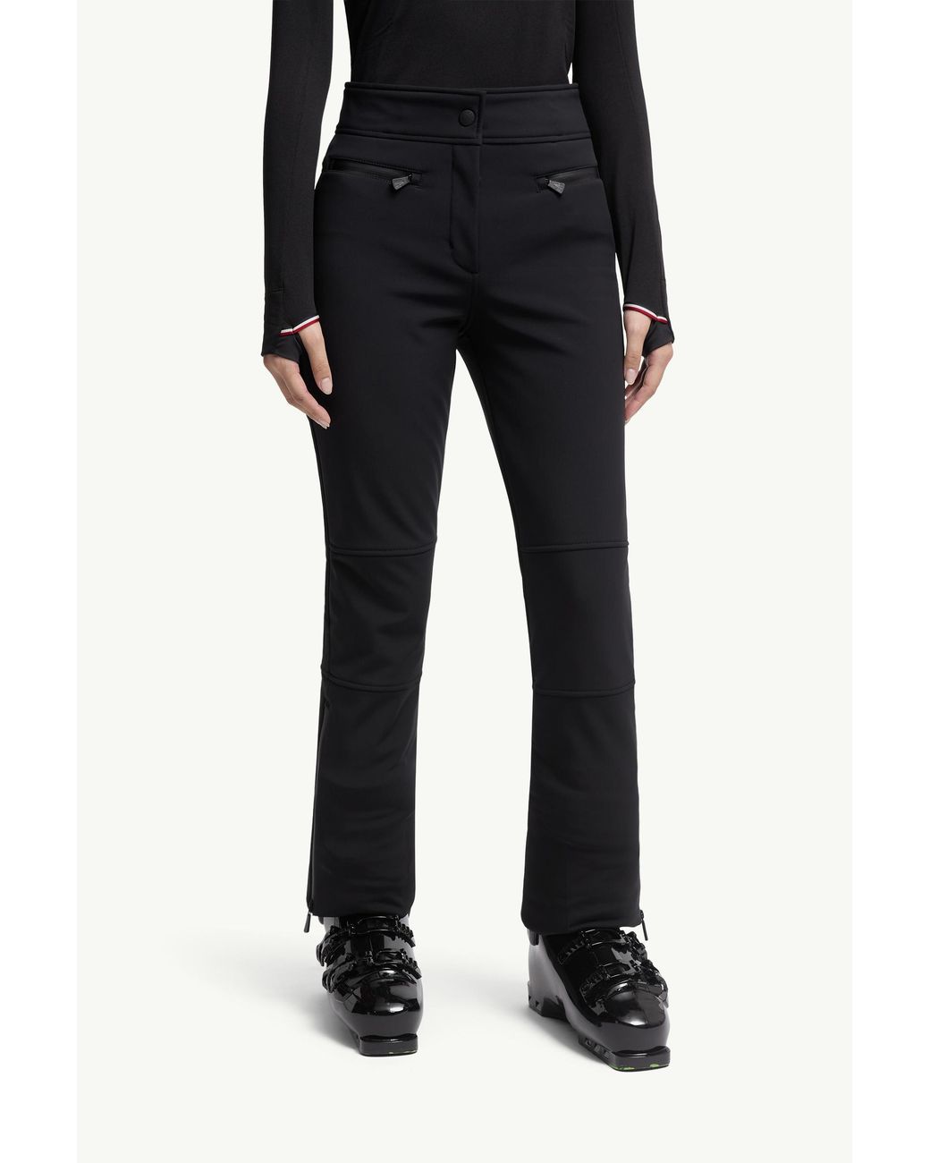 Moncler Black Grenoble Panelled Ski Trousers