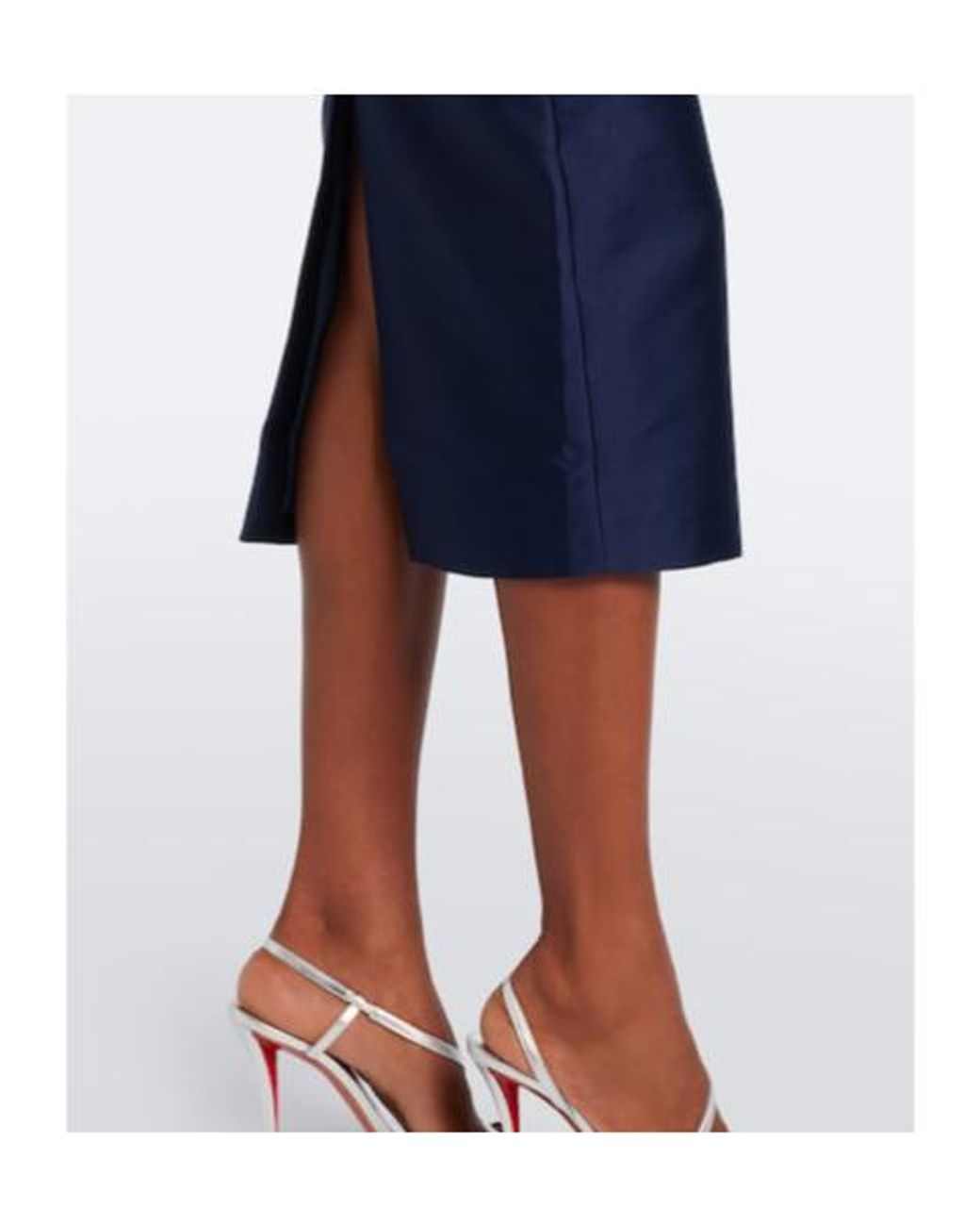 Roland Mouret Blue Peplum Taffeta Cocktail Dress