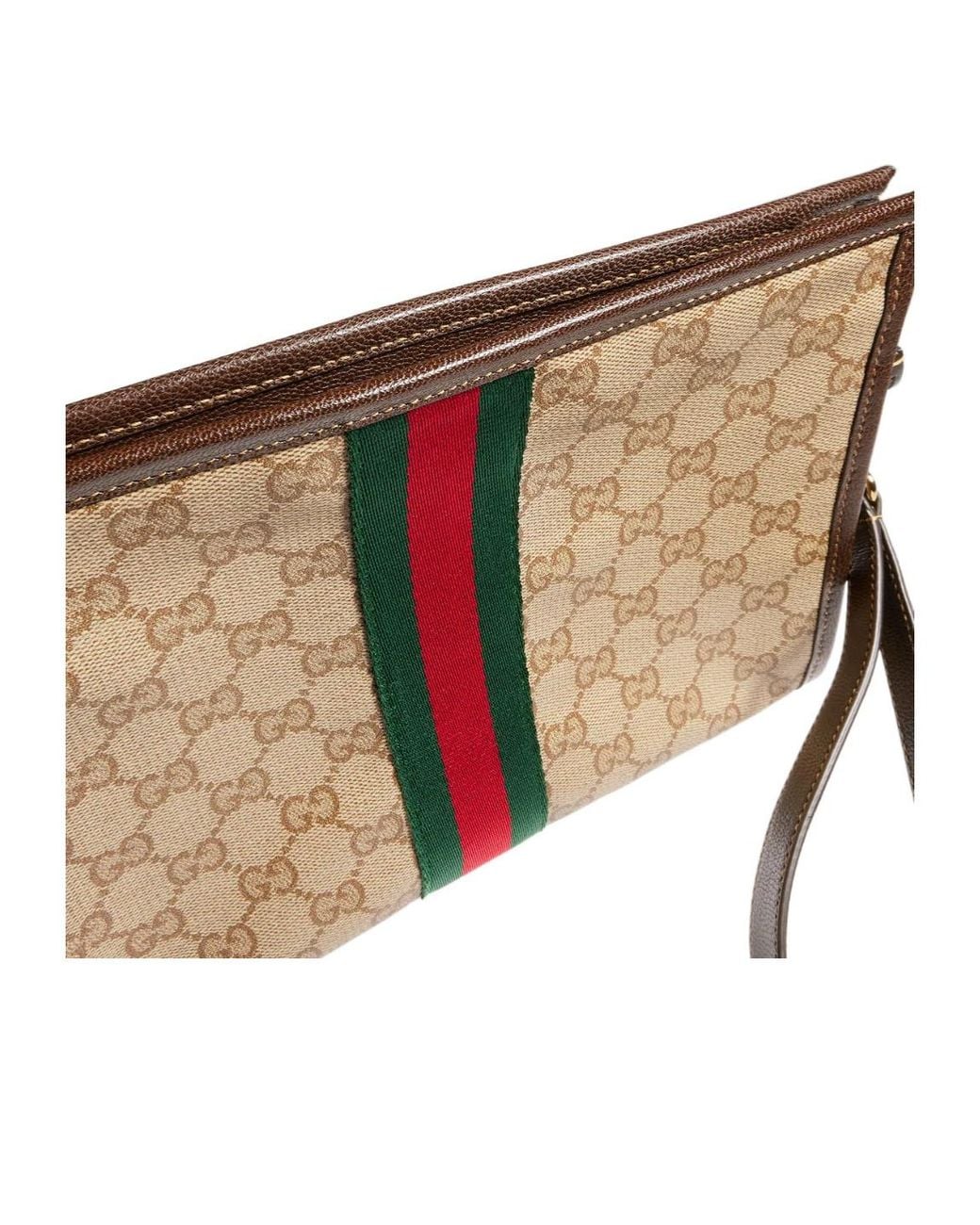 Gucci Natural Pouch With Web for men