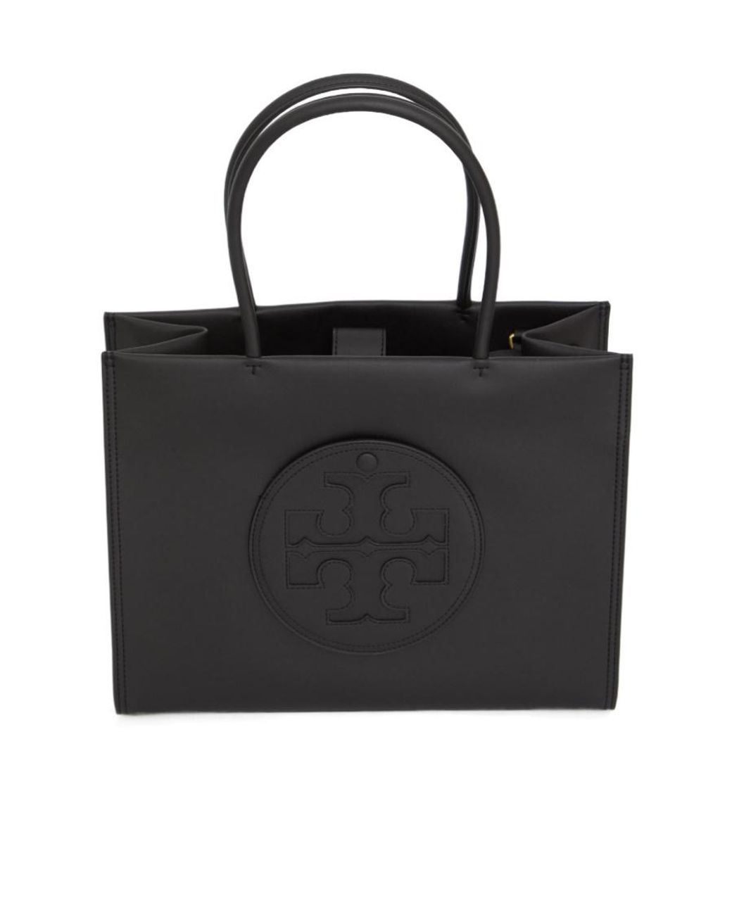 Tory Burch Black Ella Bio Small Top Handle Bag