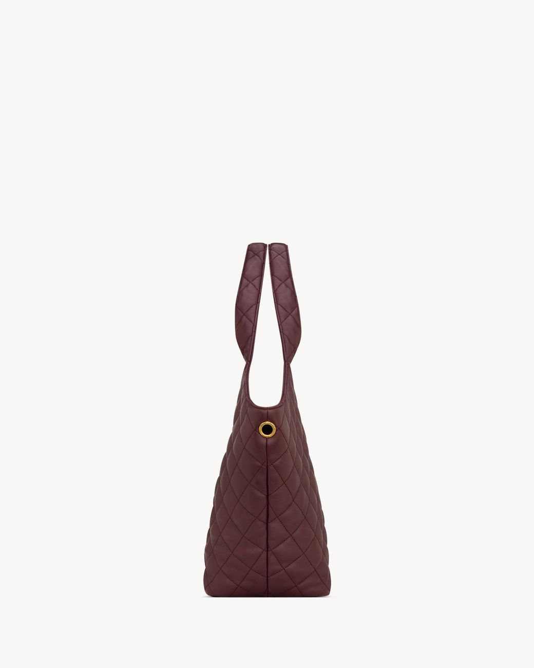 Saint Laurent Purple Icare Quilted Medium Tote Bag