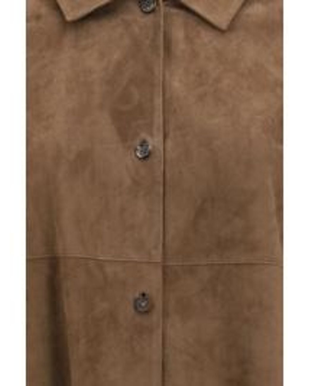 Max Mara Brown 'S Gocce Button-Up Shirt Jacket