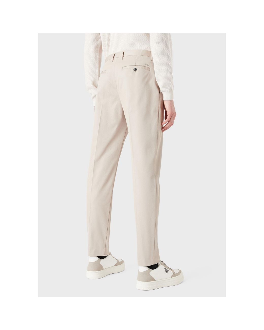 Emporio Armani Gray Trousers for men