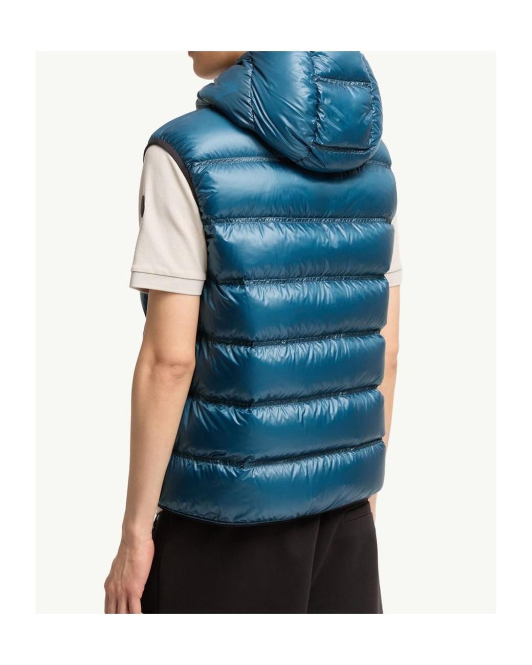 Moncler Blue Panestrel Down Gilet for men
