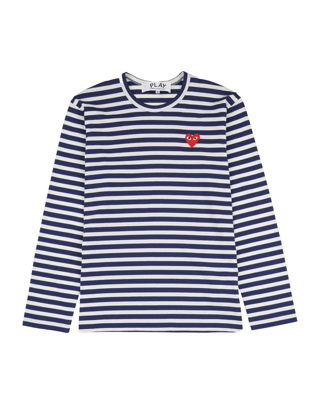 COMME DES GARÇONS PLAY Blue Long-Sleeved T-Shirt for men